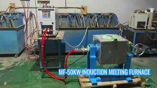 Lò nung cảm ứng tần số trung bình MF-50KW công suất 10kg-30kg