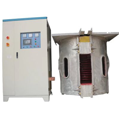 Giá tốt Lò nung cảm ứng tần số trung bình 500kg Lò nung kim loại cảm ứng 10KHZ trực tuyến