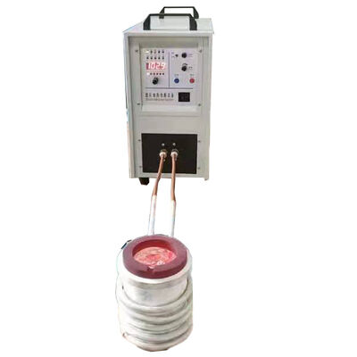 Thiết bị lò nóng chảy cảm ứng tần số cao IGBT để nóng chảy vàng, bạc, đồng, vv với Graphite và Quartz Crucible (HF-25KW)