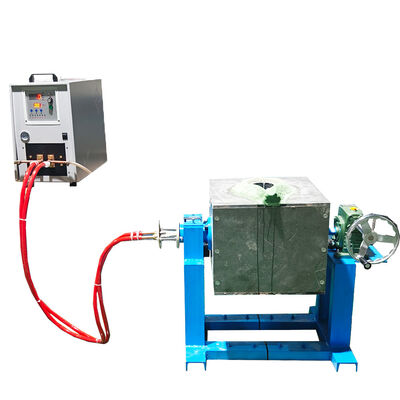 Giá tốt lò nóng chảy vỏ thép nghiêng tự động 50kg được thiết kế với vật liệu nghiền graphite đảm bảo hiệu suất nóng chảy trực tuyến
