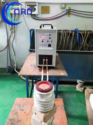 Giá tốt Máy nấu chảy cảm ứng tần số cao Hf-25kw để nấu chảy đồng, đồng thau, đồng đỏ, gang, thép, vàng, v.v. với lò 5kg trực tuyến
