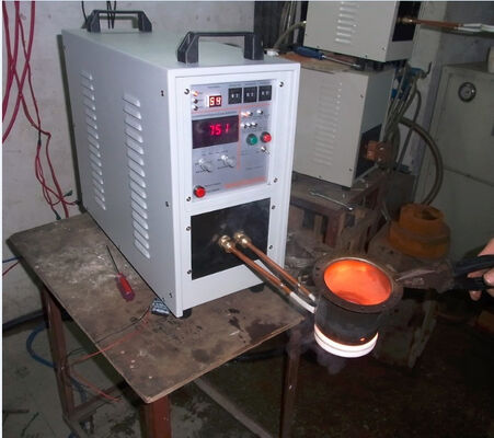 Giá tốt Máy sưởi nhiệt cảm ứng giá thấp cho lò nóng chảy vàng 2kg (HF-15KW + 2KG) trực tuyến